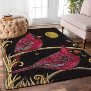 Cardinal Bird 2 Rug Sport Decor Gift Floor Decor Living Room Carpet Rug Area Rug - c67e01cfffde