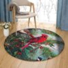 Cardinal Bird 3 Round Carpet Floor Rug Living Room Bedroom Decor Round Area Rug Carpet