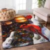 Cardinal Bird 4 Rug Sport Decor Gift Floor Decor Living Room Carpet Rug Area Rug - e92f14ed4f8e