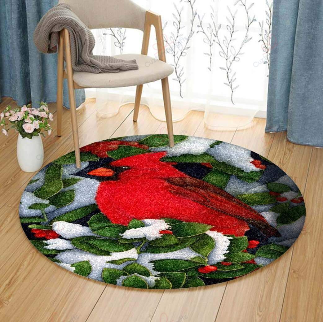 Cardinal Bird 7 Round Carpet Floor Rug Living Room Bedroom Decor Round Area Rug Carpet Cardinal Bird 7 Round Carpet Floor Rug Living Room Bedroom Decor Round Area Rug Carpet