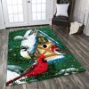 Cardinal Bird 8 Rug Sport Decor Gift Floor Decor Living Room Carpet Rug Area Rug - bfdfc04760f7