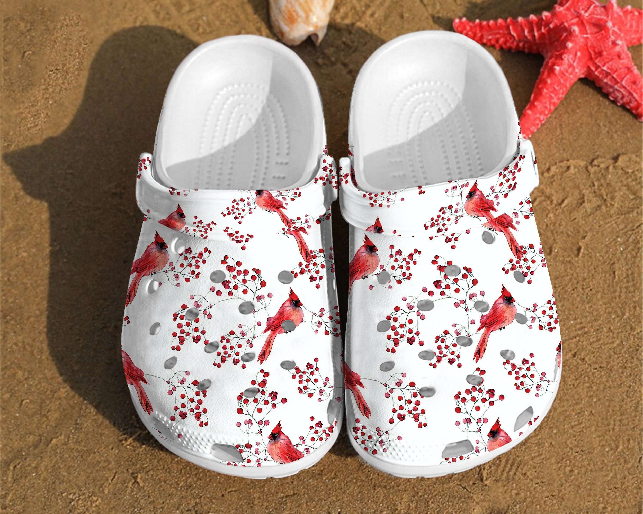 Cardinal Birds Pattern Unisex Birthday Gifts Crocs Clog Clog Shoes Cardinal Birds Pattern Unisex Birthday Gifts Crocs Clog Clog Shoes