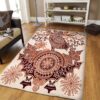 Cardinal Floral Motifs Rug Sport Decor Gift Floor Decor Living Room Carpet Rug Area Rug - e19b79f95bbc