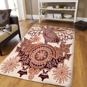 Cardinal Floral Motifs Rug Sport Decor Gift Floor Decor Living Room Carpet Rug Area Rug - e19b79f95bbc