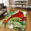 Cardinal Flower Rug Sport Decor Gift Floor Decor Living Room Carpet Rug Area Rug - 8f8026ed3023