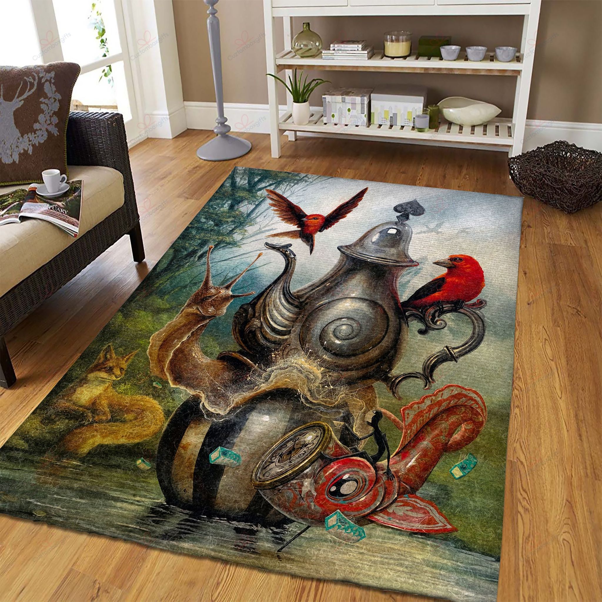 Cardinal In Fairy Tale Rug Sport Decor Gift Floor Decor Living Room Carpet Rug Area Rug - 1e236e46e0c5 Cardinal In Fairy Tale Rug Sport Decor Gift Floor Decor Living Room Carpet Rug Area Rug - 1e236e46e0c5
