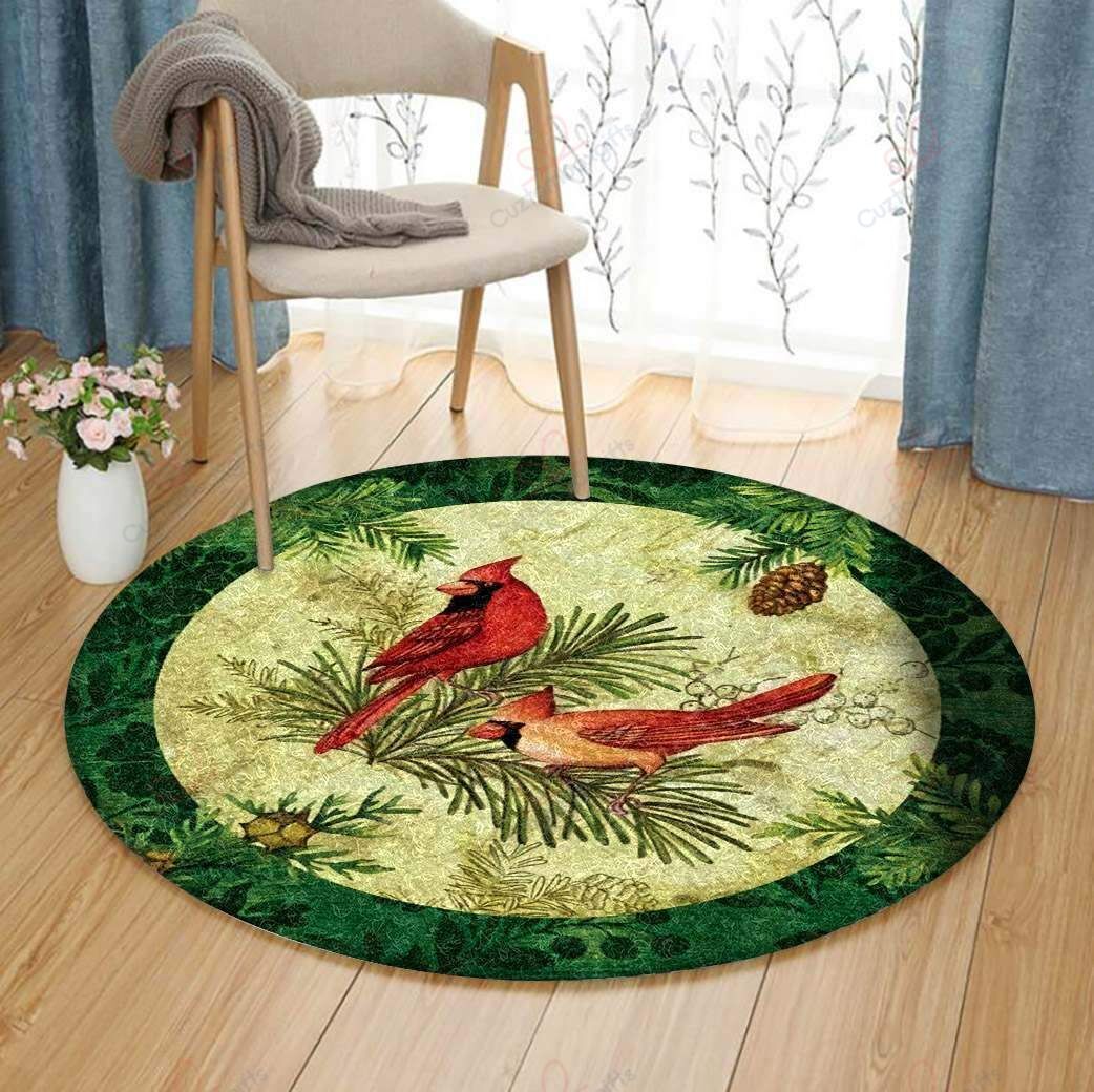 Cardinal Pattern 1 Round Carpet Floor Rug Living Room Bedroom Decor Round Area Rug Carpet Cardinal Pattern 1 Round Carpet Floor Rug Living Room Bedroom Decor Round Area Rug Carpet