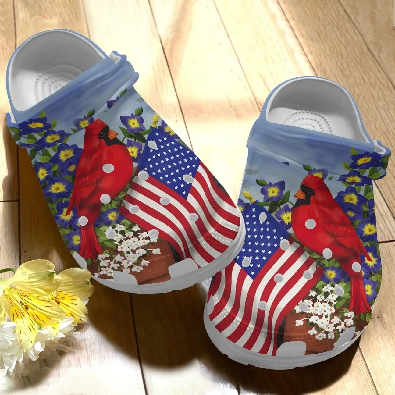 Cardinal Personalize Clog Custom Crocs Fashionstyle Comfortable For Women Men Kid Print 3D Whitesole Flag And Cardinal Cardinal Personalize Clog Custom Crocs Fashionstyle Comfortable For Women Men Kid Print 3D Whitesole Flag And Cardinal