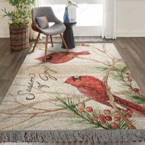 Cardinal Season Of Joy Rug Sport Decor Gift Floor Decor Living Room Carpet Rug Area Rug - 9cc26252c545