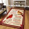 Cardinal To My Wife Once Upon A Time God Blessed The Broken Road Rug Sport Decor Gift Floor Decor Living Room Carpet Rug Area Rug - 6be09bea8b4c