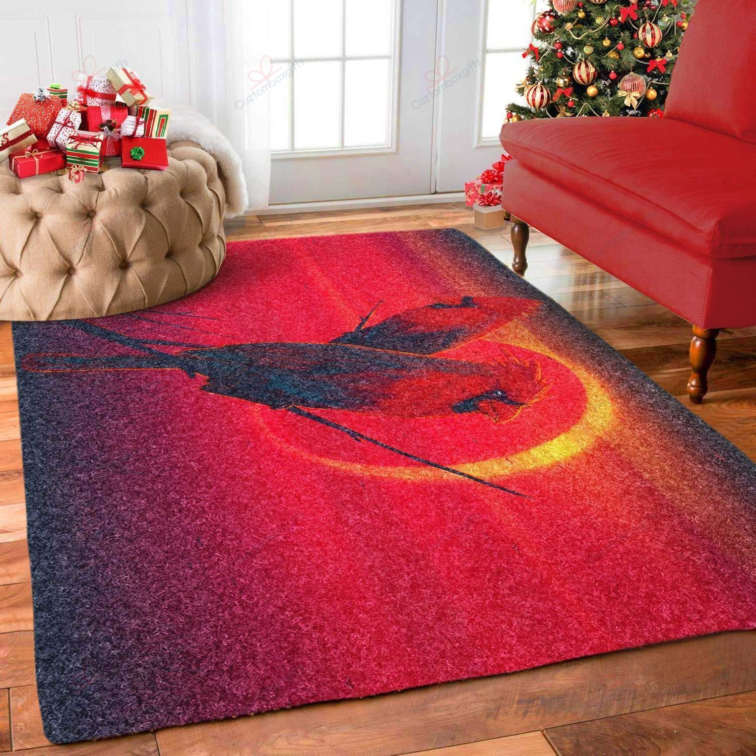 Cardinals And Sun Rug Sport Decor Gift Floor Decor Living Room Carpet Rug Area Rug - 991d58031f1e Cardinals And Sun Rug Sport Decor Gift Floor Decor Living Room Carpet Rug Area Rug - 991d58031f1e