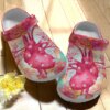 Cardiology Personalize Clog Custom Crocs Fashionstyle Comfortable For Women Men Kid Print 3D Whitesole Pink Heart