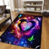Caregiver Butterfly Heart Rug Sport Decor Gift Floor Decor Living Room Carpet Rug Area Rug - c75a6bd2f702