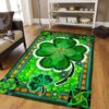 Carnival Mardi Gras Clover Rug Sport Decor Gift Floor Decor Living Room Carpet Rug Area Rug - 628b18d606ed