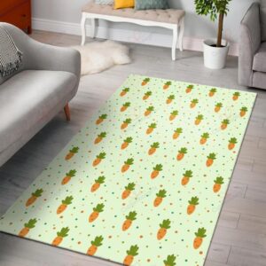 Carrot Dot Pattern Rug Sport Decor Gift Floor Decor Living Room Carpet Rug Area Rug - bcde0334975c