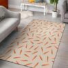 Carrot Pattern 7 Rug Sport Decor Gift Floor Decor Living Room Carpet Rug Area Rug - 523bdd4871c0