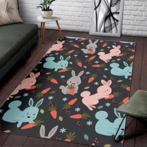 Carrot Rabbit Rug Sport Decor Gift Floor Decor Living Room Carpet Rug Area Rug - 15d1a3a10261