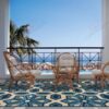 Carson Carrington Skovde Tiles Ivory Blue Rug Sport Decor Gift Floor Decor Living Room Carpet Rug Area Rug - 0657fffbac70