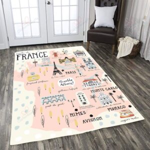 Carte De France Rug Sport Decor Gift Floor Decor Living Room Carpet Rug Area Rug - 07e0b5941b26
