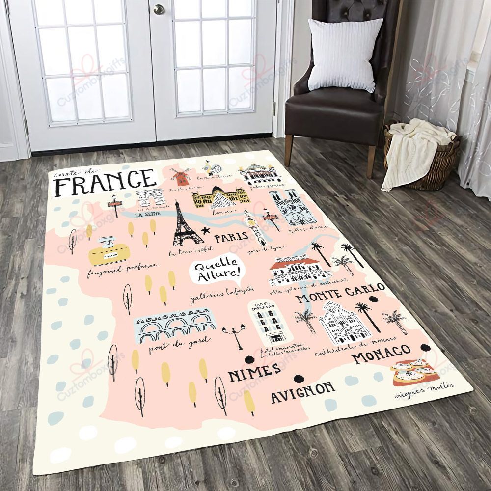 Carte De France Rug Sport Decor Gift Floor Decor Living Room Carpet Rug Area Rug - 07e0b5941b26 Carte De France Rug Sport Decor Gift Floor Decor Living Room Carpet Rug Area Rug - 07e0b5941b26