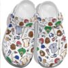 Cartoon Baseball Ball Cap Batter Shoes Crocs Clog-Baseballer Shoes Crocbland Clog Gift For Men Women