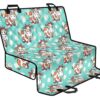 Cartoon Cow And Daisy Flower Print Pet Car Back Seat Cover - dc57c392429f