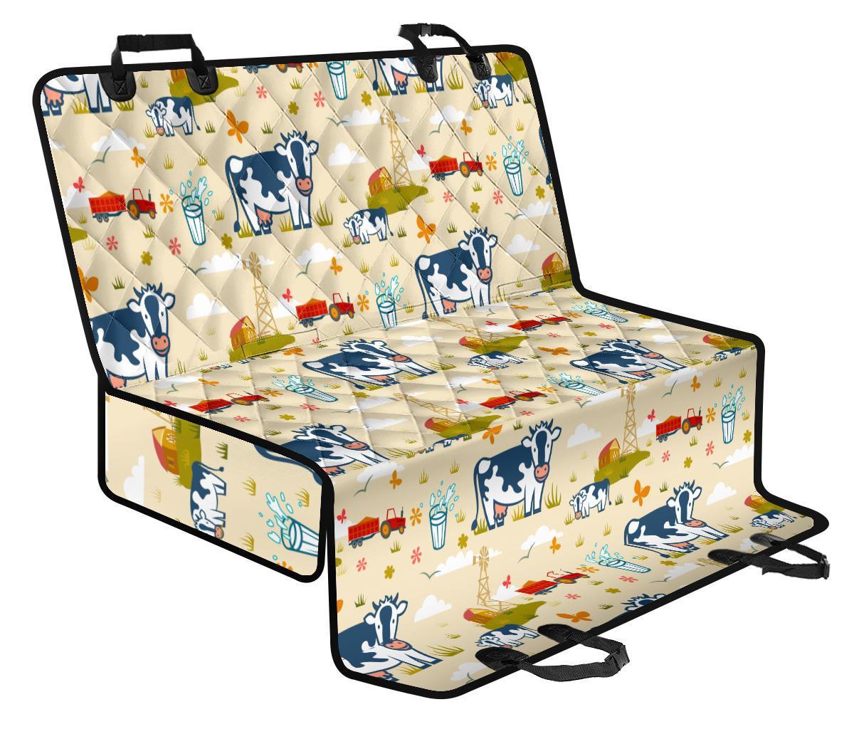 Cartoon Dairy Cow Farm Pattern Print Pet Car Back Seat Cover - a18ee31fa9ad Cartoon Dairy Cow Farm Pattern Print Pet Car Back Seat Cover - a18ee31fa9ad