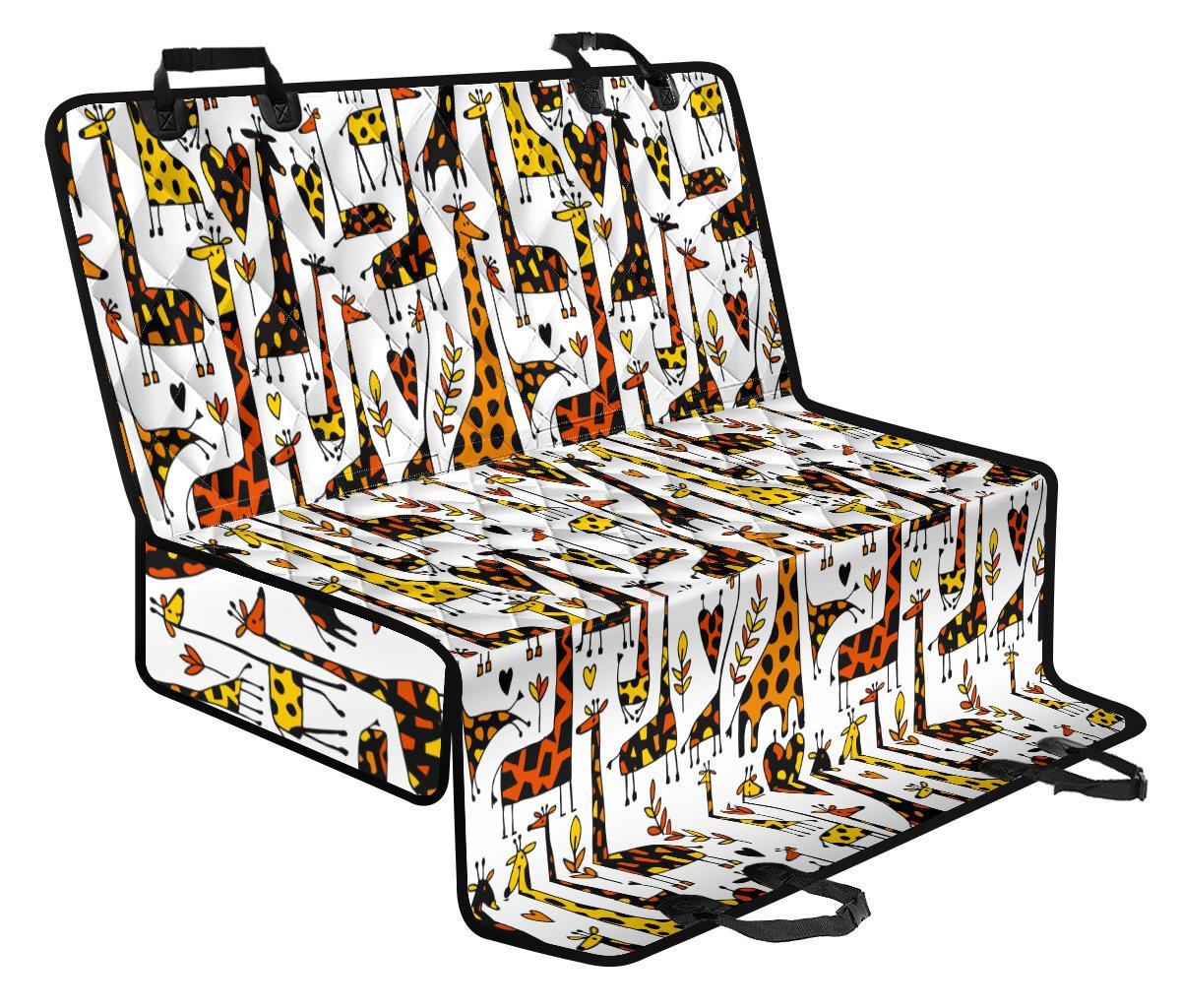 Cartoon Giraffe Pattern Print Pet Car Back Seat Cover - 9fa83d652d70 Cartoon Giraffe Pattern Print Pet Car Back Seat Cover - 9fa83d652d70