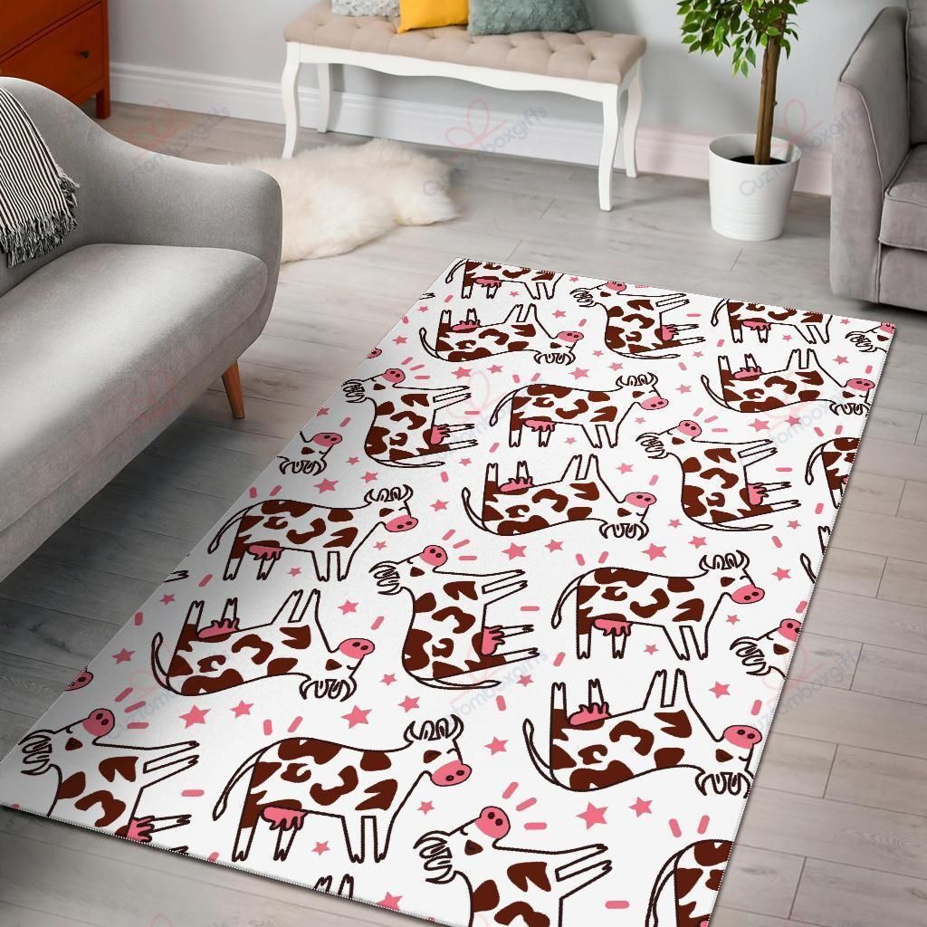 Cartoon Happy Dairy Cow Pattern Rug Sport Decor Gift Floor Decor Living Room Carpet Rug Area Rug - a7bd9a87e6ef Cartoon Happy Dairy Cow Pattern Rug Sport Decor Gift Floor Decor Living Room Carpet Rug Area Rug - a7bd9a87e6ef