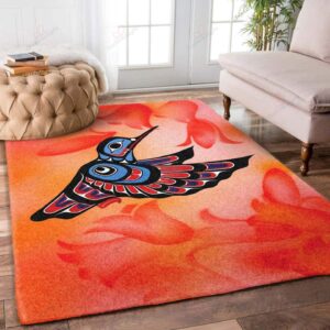 Cartoon Hummingbird Rug Sport Decor Gift Floor Decor Living Room Carpet Rug Area Rug - 5a5aaf178db2