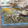Cartoon Mountain Biking 5 Rug Sport Decor Gift Floor Decor Living Room Carpet Rug Area Rug - fe4fcb5592b1