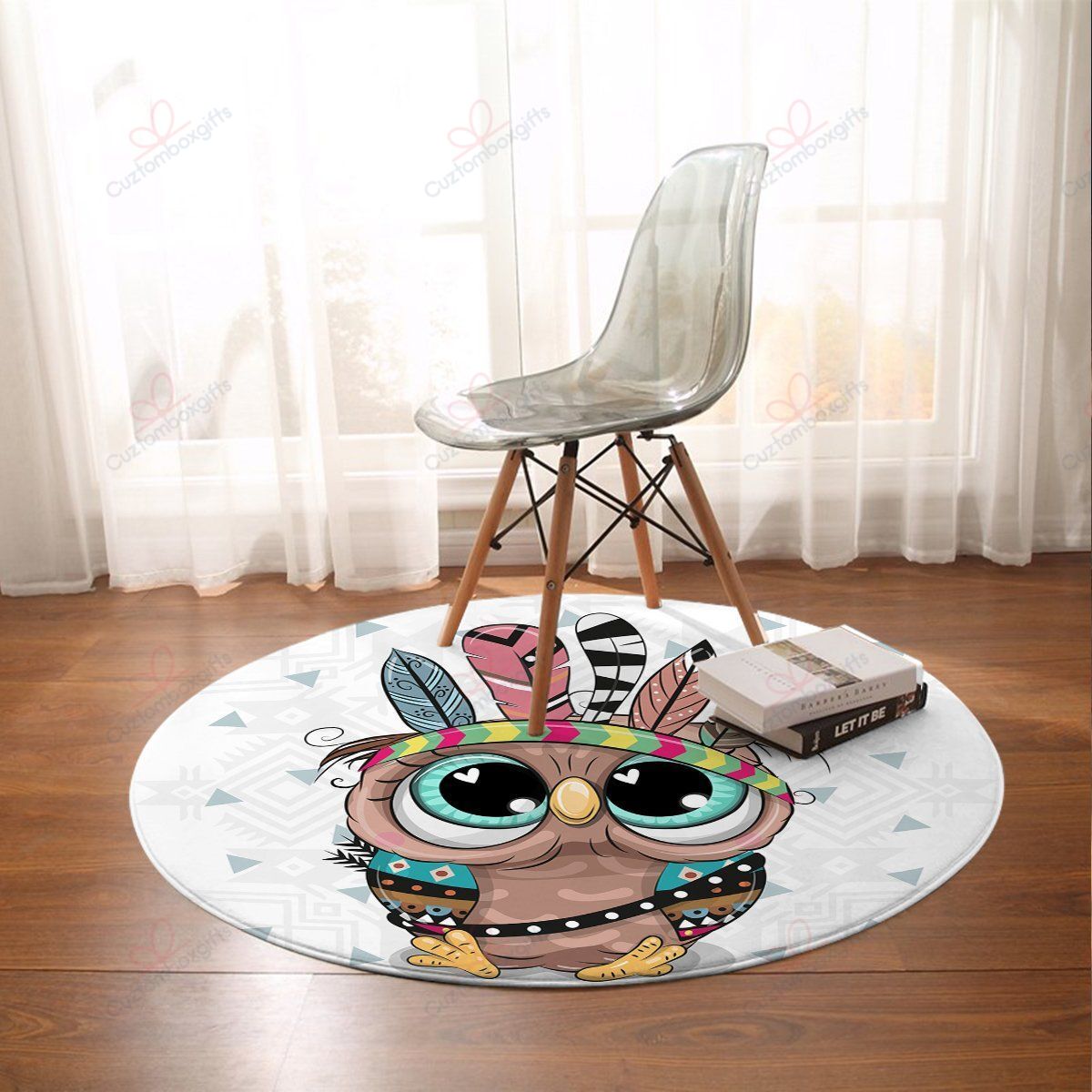 Cartoon Owl Round Carpet Floor Rug Living Room Bedroom Decor Round Area Rug Carpet Cartoon Owl Round Carpet Floor Rug Living Room Bedroom Decor Round Area Rug Carpet