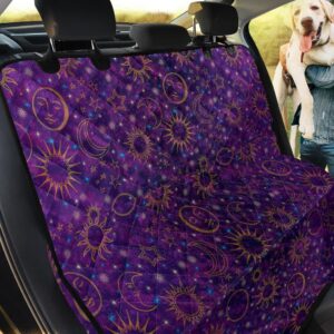 Cartoon Purple Celestial Car Back Seat Cover Dog Car Seat Covers - dc24167cd43a