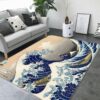 Cartoon Sea Waves Rug Sport Decor Gift Floor Decor Living Room Carpet Rug Area Rug - 10d2e8bc030a