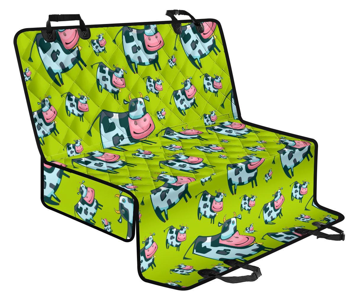 Cartoon Smiley Cow Pattern Print Pet Car Back Seat Cover - b5b143fc1fb7 Cartoon Smiley Cow Pattern Print Pet Car Back Seat Cover - b5b143fc1fb7