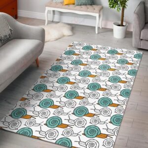 Cartoon Snail Pattern Rug Sport Decor Gift Floor Decor Living Room Carpet Rug Area Rug - bb7def8bd343