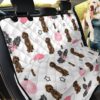 Cartoon Spanish Water Dog And Star Car Back Seat Cover Dog Car Seat Covers - 436cc34cd5c0