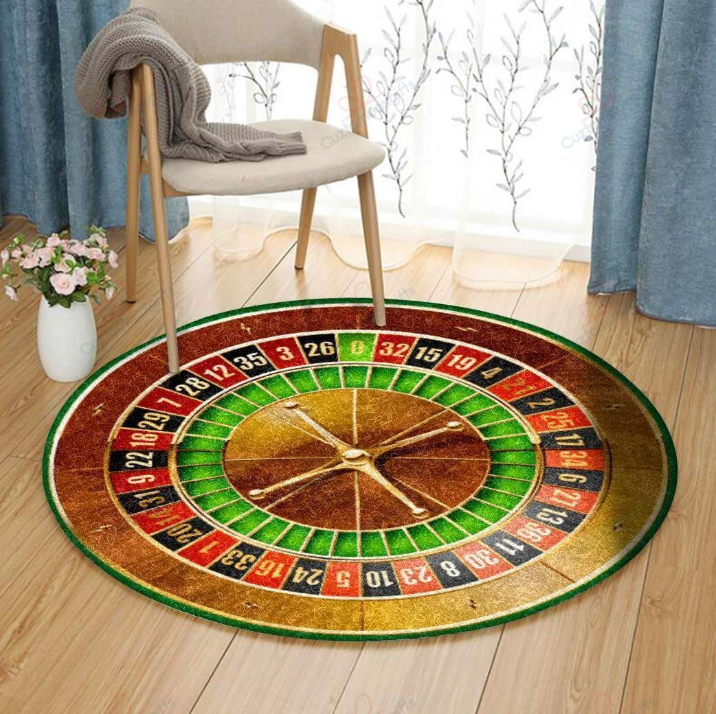 Casino Roulette Wheel Round Carpet Floor Rug Living Room Bedroom Decor Round Area Rug Carpet Casino Roulette Wheel Round Carpet Floor Rug Living Room Bedroom Decor Round Area Rug Carpet