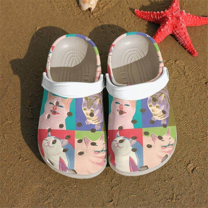 Cat 4 Meme Cats Of The Apocalypse Sku 496 Crocs Crocband Clog Comfortable For Mens Womens Classic Clog Water Shoes Cat 4 Meme Cats Of The Apocalypse Sku 496 Crocs Crocband Clog Comfortable For Mens Womens Classic Clog Water Shoes