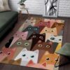 Cat Am I Adorable Rug Sport Decor Gift Floor Decor Living Room Carpet Rug Area Rug - 2e10a1beccc8