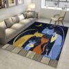 Cat And Mouse Rug Sport Decor Gift Floor Decor Living Room Carpet Rug Area Rug - 4e20ae3f2992