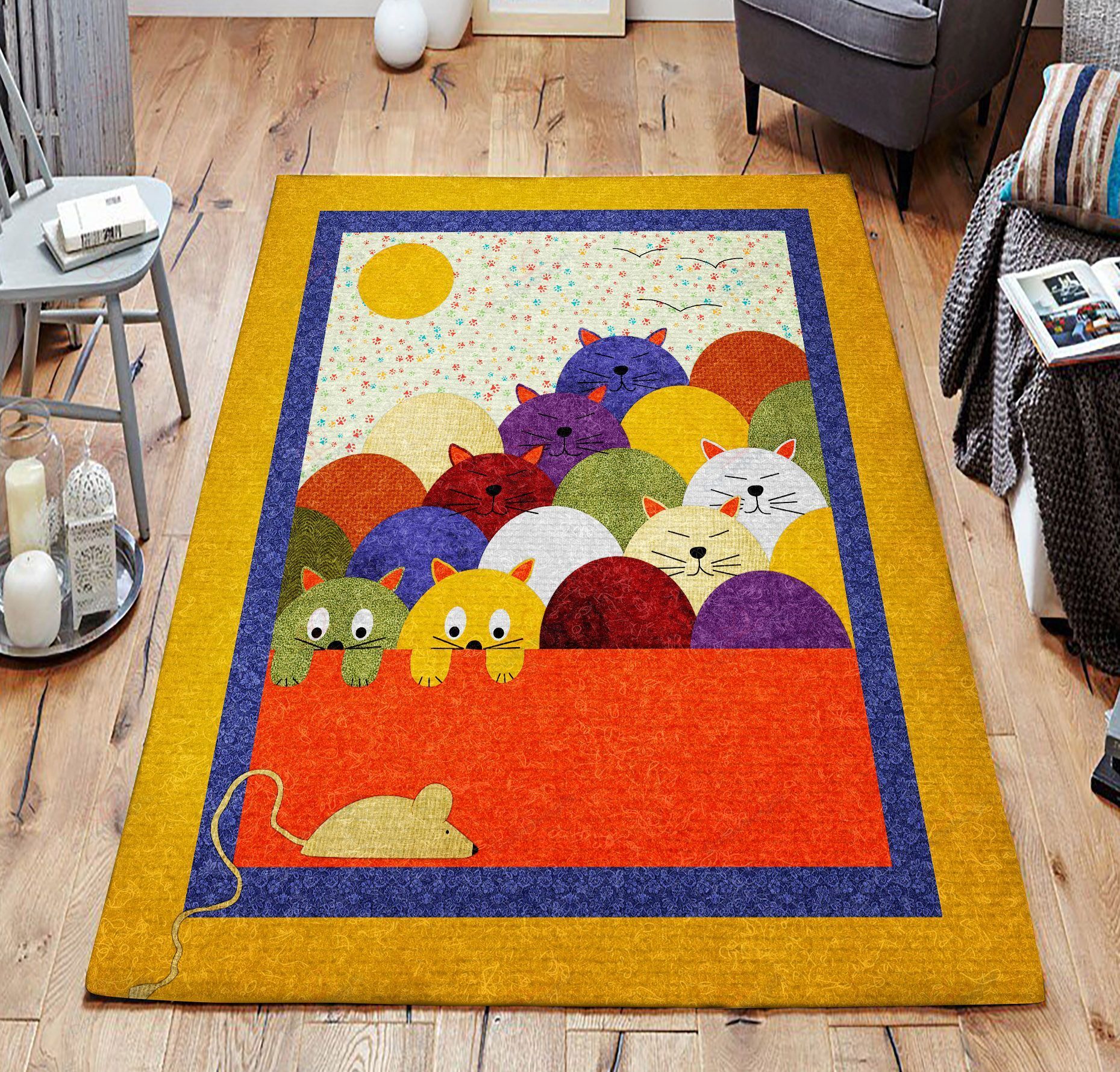 Cat And Mouse Rug Sport Decor Gift Floor Decor Living Room Carpet Rug Area Rug - 359eec1de26c Cat And Mouse Rug Sport Decor Gift Floor Decor Living Room Carpet Rug Area Rug - 359eec1de26c