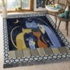 Cat And Mouse Rug Sport Decor Gift Floor Decor Living Room Carpet Rug Area Rug - 18523d03ec6d