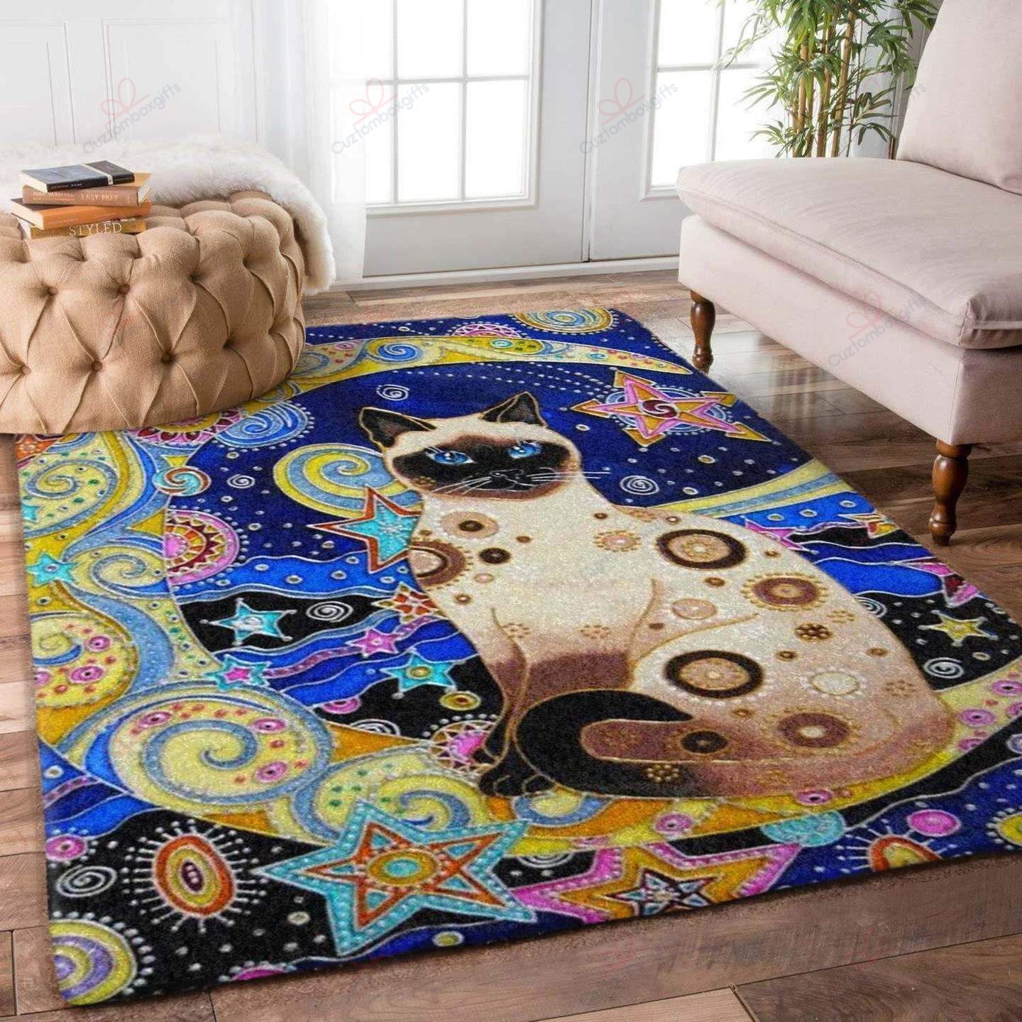 Cat And Star Rug Sport Decor Gift Floor Decor Living Room Carpet Rug Area Rug - 08a9e0181151 Cat And Star Rug Sport Decor Gift Floor Decor Living Room Carpet Rug Area Rug - 08a9e0181151