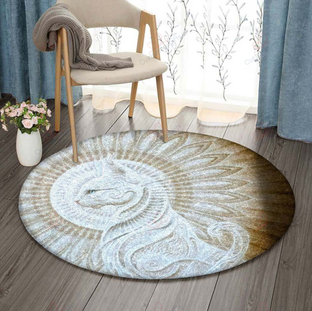 Cat And Sunflower Round Carpet Floor Rug Living Room Bedroom Decor Round Area Rug Carpet Cat And Sunflower Round Carpet Floor Rug Living Room Bedroom Decor Round Area Rug Carpet
