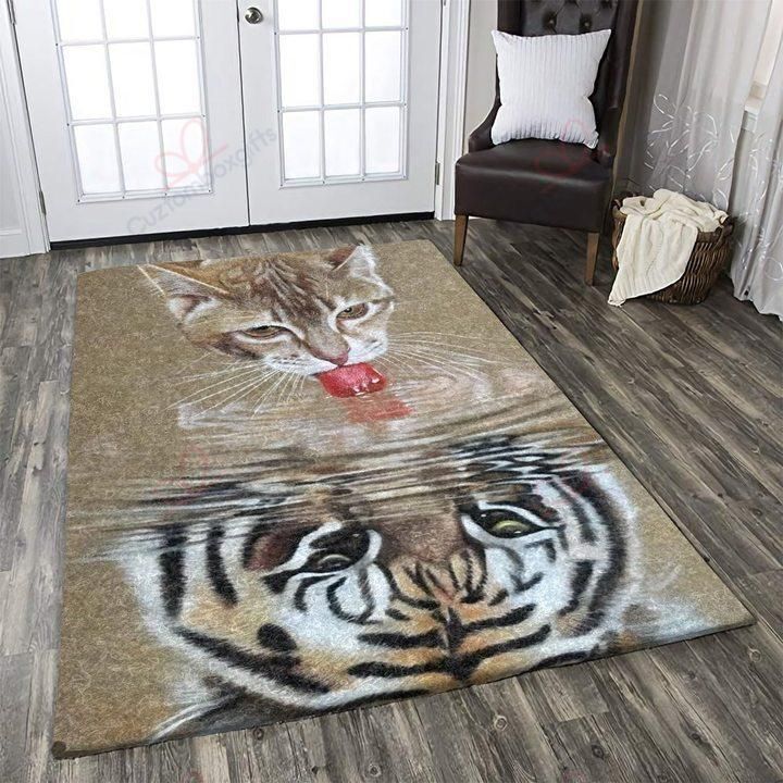 Cat And Tiger Rug Sport Decor Gift Floor Decor Living Room Carpet Rug Area Rug - 56e5510eb6dd Cat And Tiger Rug Sport Decor Gift Floor Decor Living Room Carpet Rug Area Rug - 56e5510eb6dd