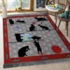 Cat And Wool Rug Sport Decor Gift Floor Decor Living Room Carpet Rug Area Rug - d9b899ed9c29