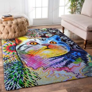 Cat Beautiful Rug Sport Decor Gift Floor Decor Living Room Carpet Rug Area Rug - a0d58eb44718