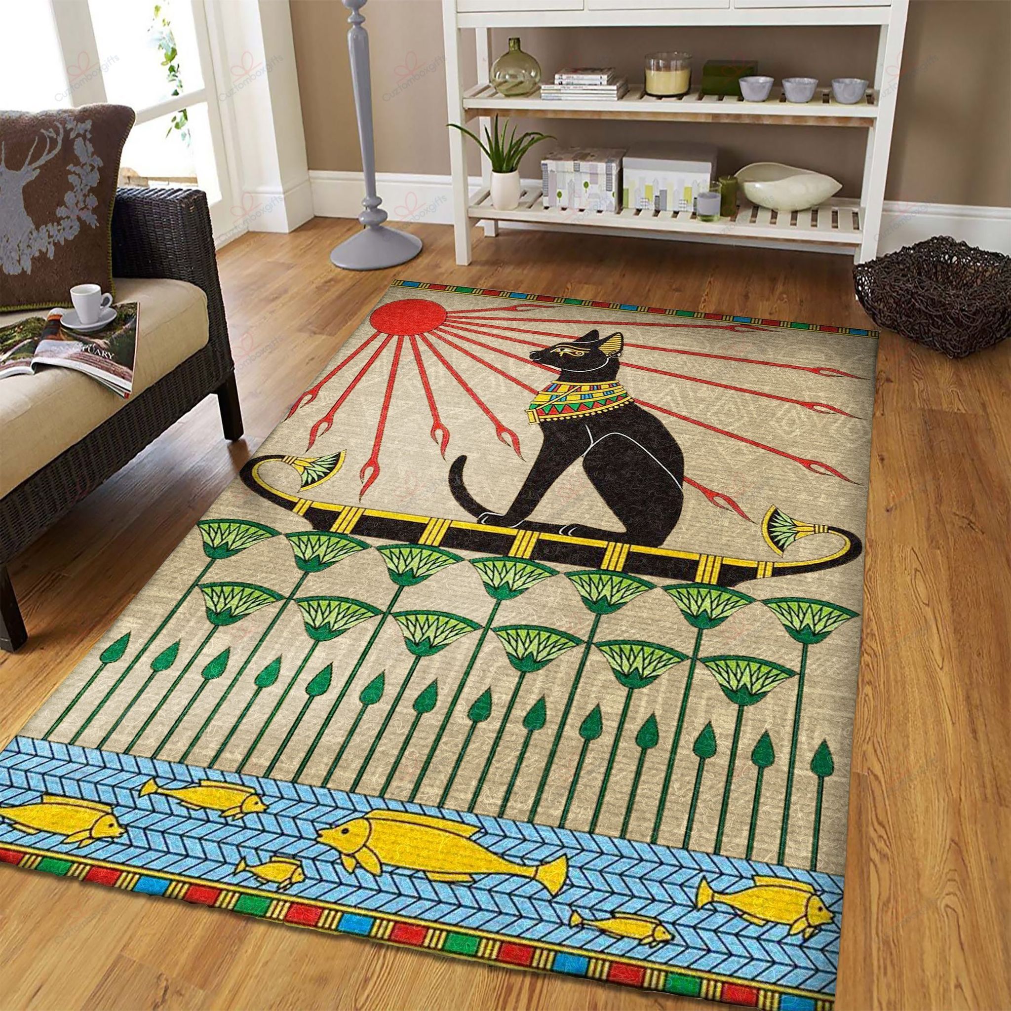 Cat Black Egyptian Rug Sport Decor Gift Floor Decor Living Room Carpet Rug Area Rug - d8401af9214a Cat Black Egyptian Rug Sport Decor Gift Floor Decor Living Room Carpet Rug Area Rug - d8401af9214a