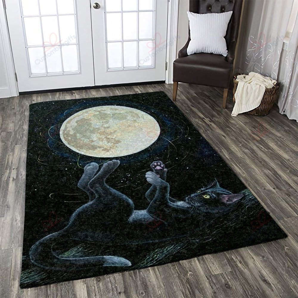 Cat Black Rug Sport Decor Gift Floor Decor Living Room Carpet Rug Area Rug - da70afbb633b Cat Black Rug Sport Decor Gift Floor Decor Living Room Carpet Rug Area Rug - da70afbb633b
